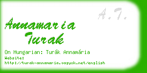 annamaria turak business card